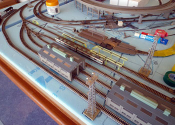 電車庫の試運転チェック